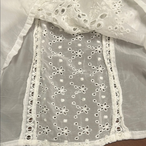 Johnny Was White Broderie Anglaise Tunic Top/Dress - Picture 8 of 10